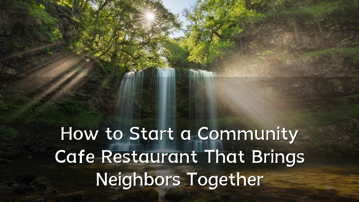 How to Start a Community Cafe Restaurant That Brings Neighbors Together