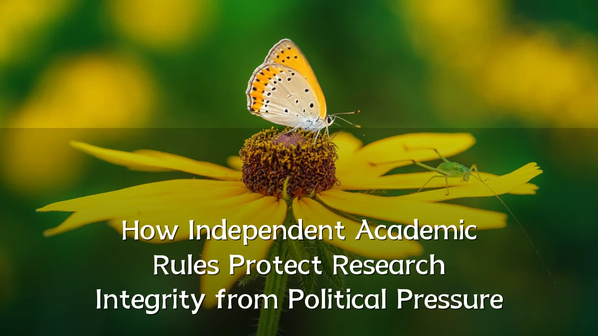 How Independent Academic Rules Protect Research Integrity from Political Pressure