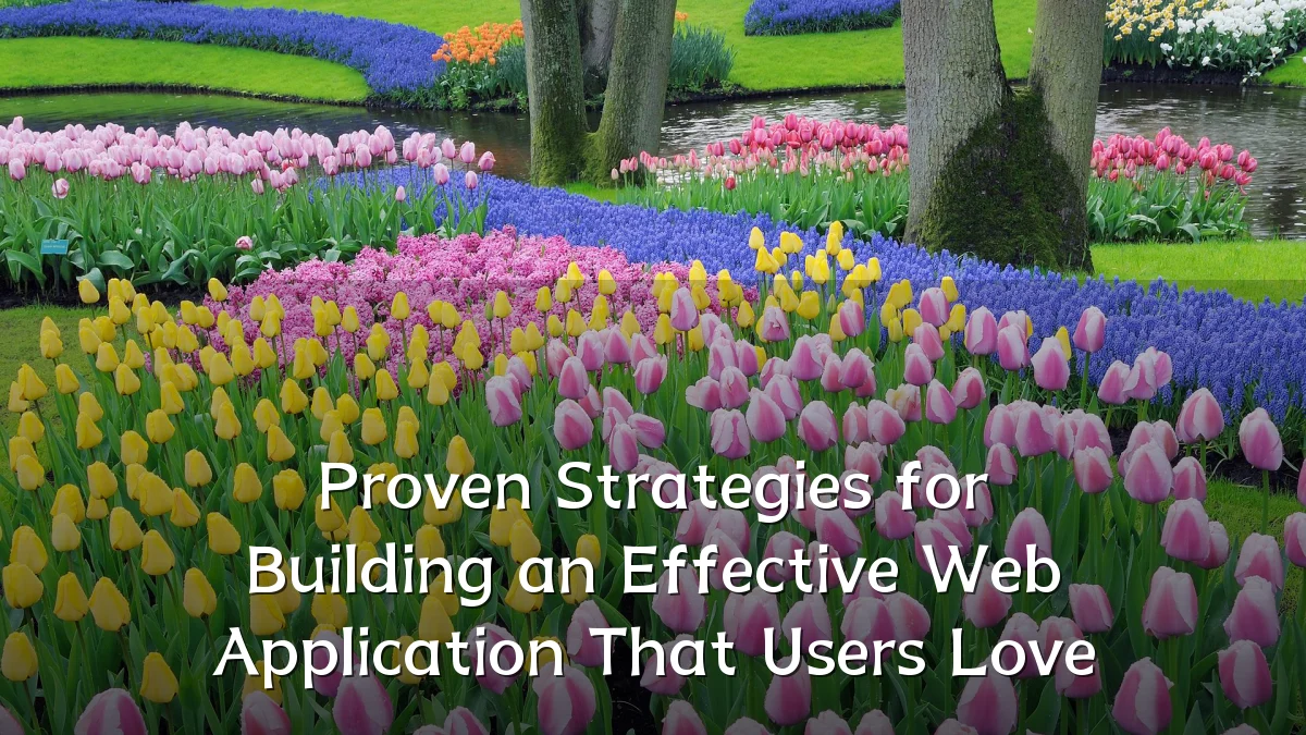 Proven Strategies for Building an Effective Web Application That Users Love