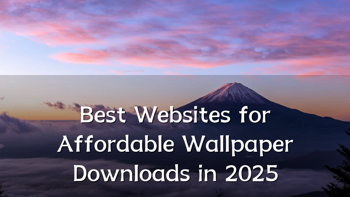 Best Websites for Affordable Wallpaper Downloads in 2025