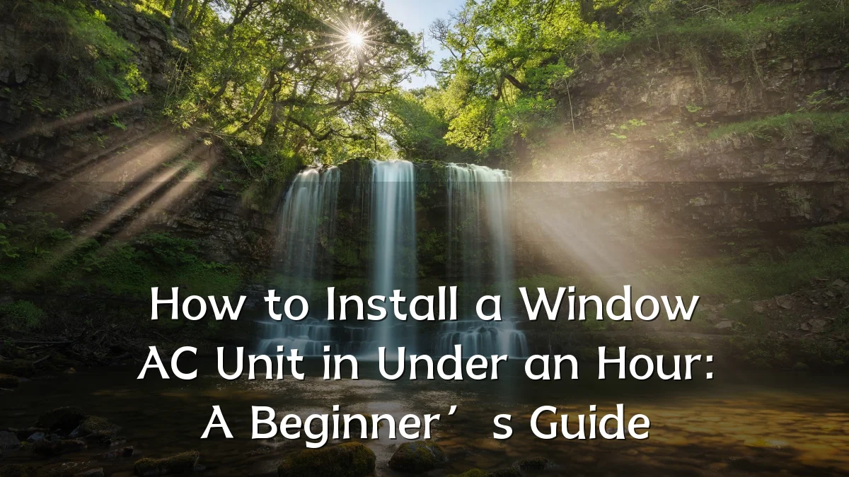How to Install a Window AC Unit in Under an Hour: A Beginner’s Guide