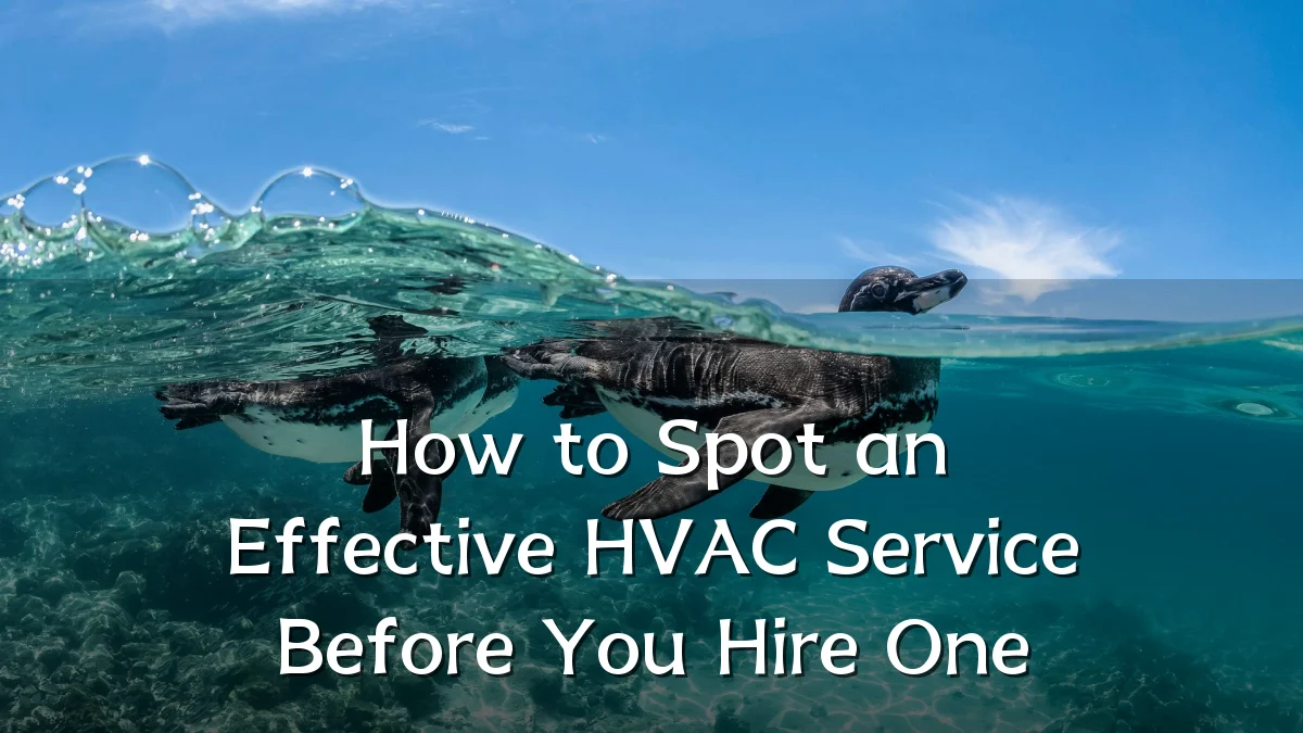 How to Spot an Effective HVAC Service Before You Hire One