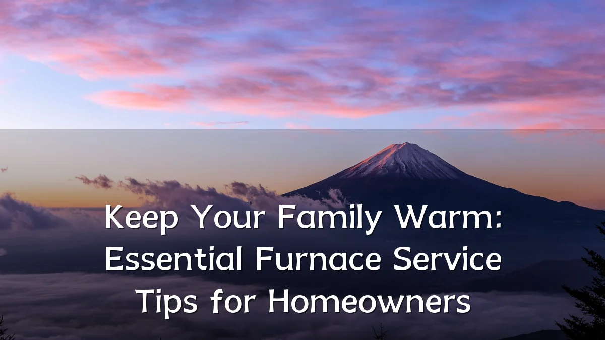 Keep Your Family Warm: Essential Furnace Service Tips for Homeowners