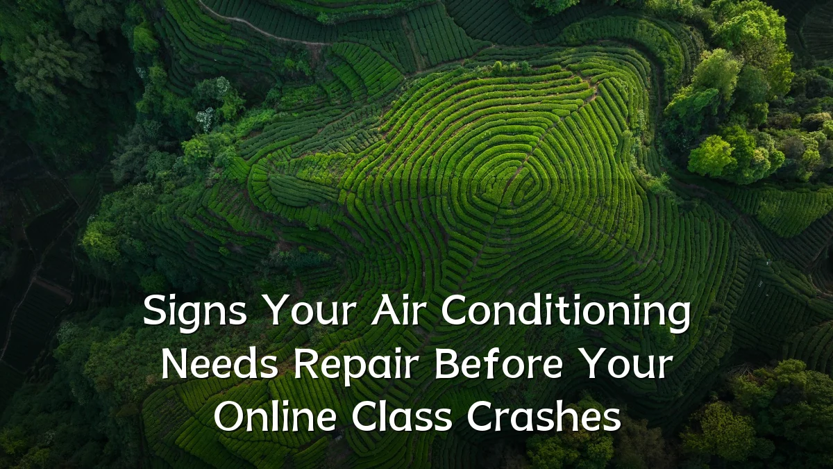 Signs Your Air Conditioning Needs Repair Before Your Online Class Crashes