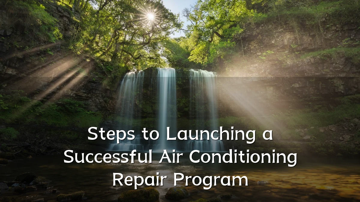 Steps to Launching a Successful Air Conditioning Repair Program