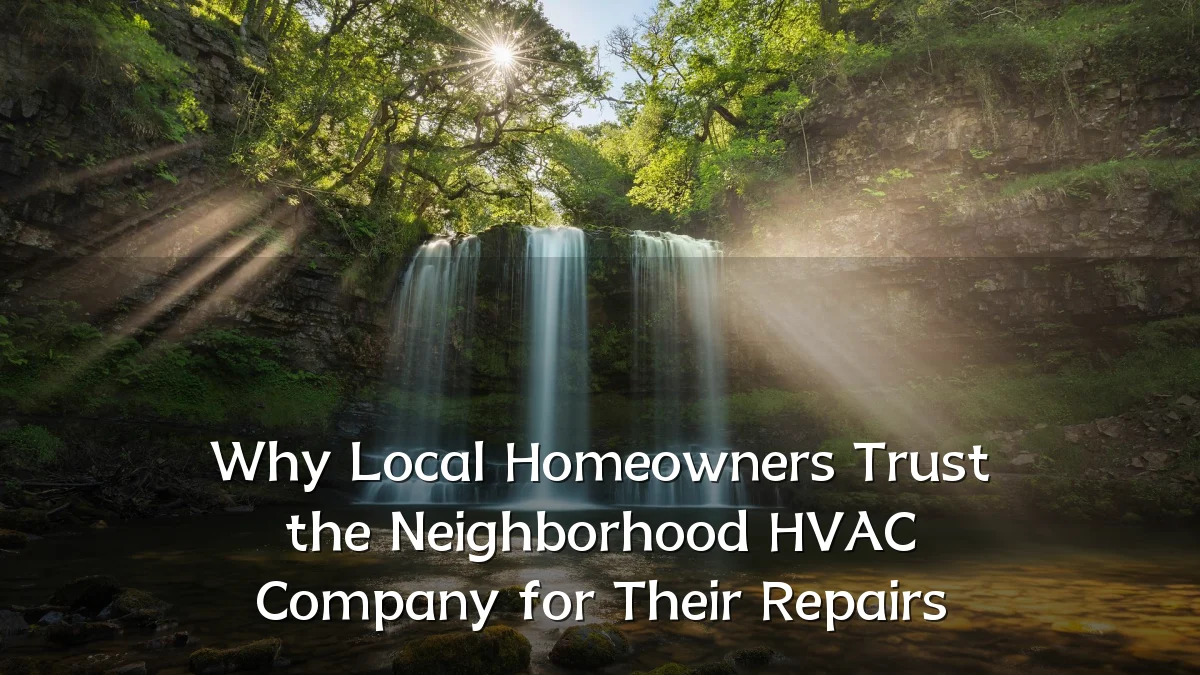 Why Local Homeowners Trust the Neighborhood HVAC Company for Their Repairs