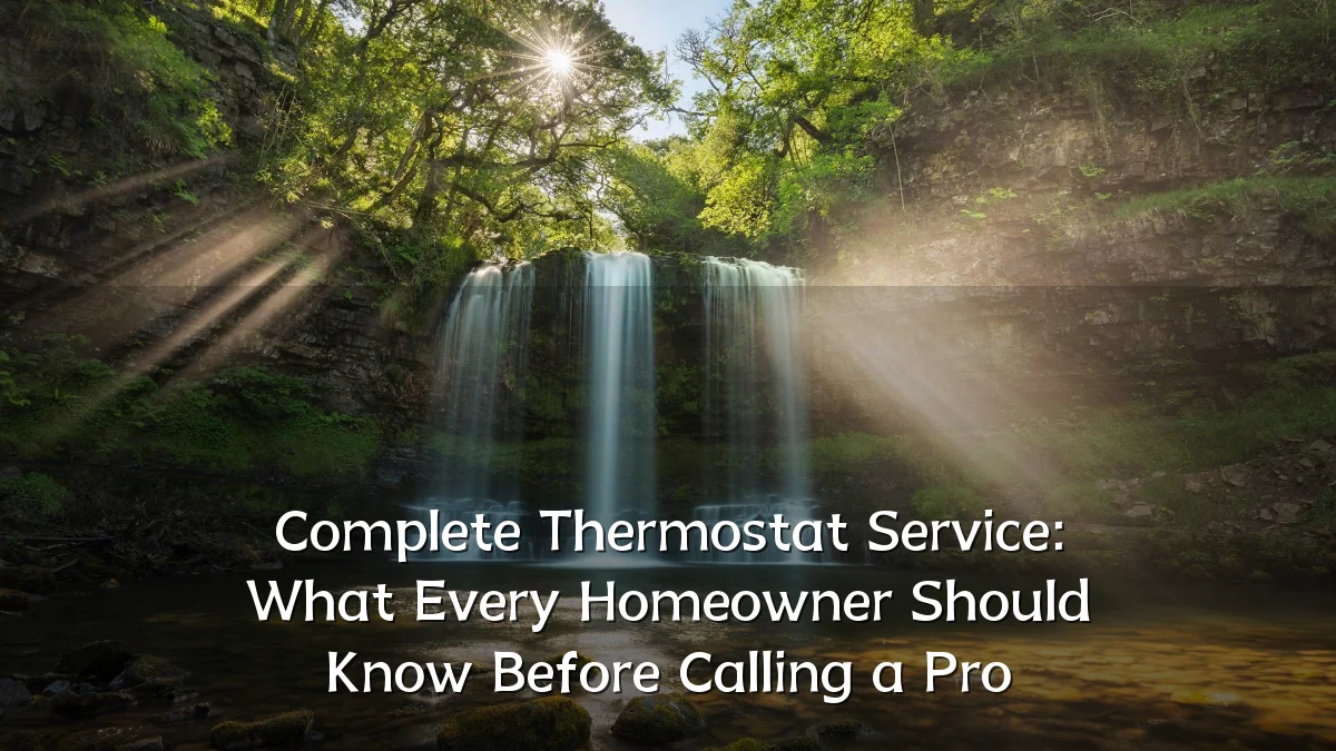 Complete Thermostat Service: What Every Homeowner Should Know Before Calling a Pro