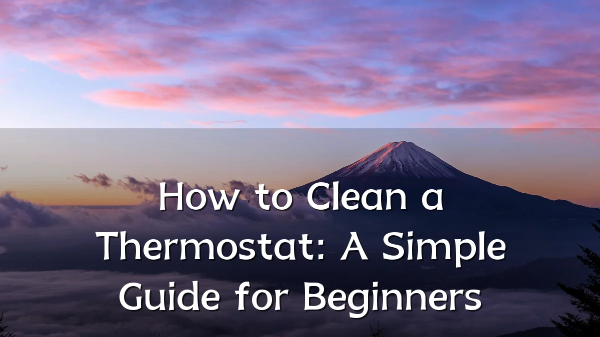 How to Clean a Thermostat: A Simple Guide for Beginners