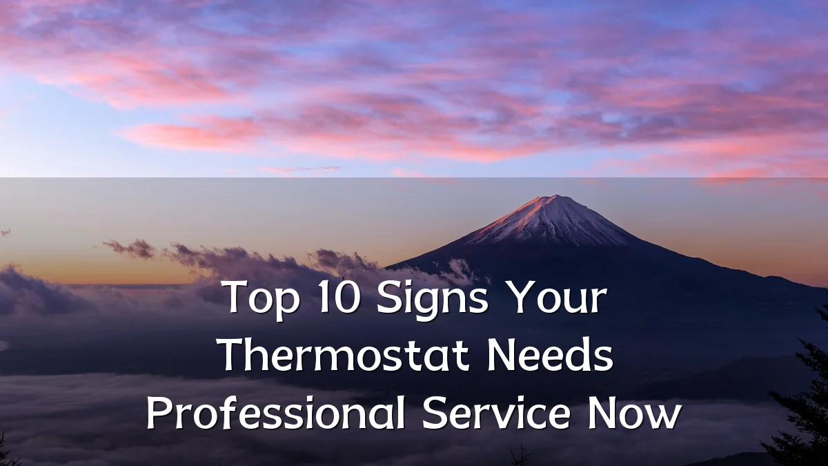 Top 10 Signs Your Thermostat Needs Professional Service Now