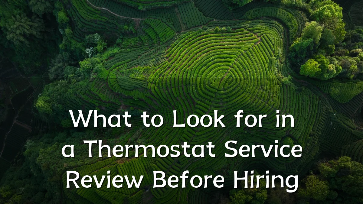 What to Look for in a Thermostat Service Review Before Hiring
