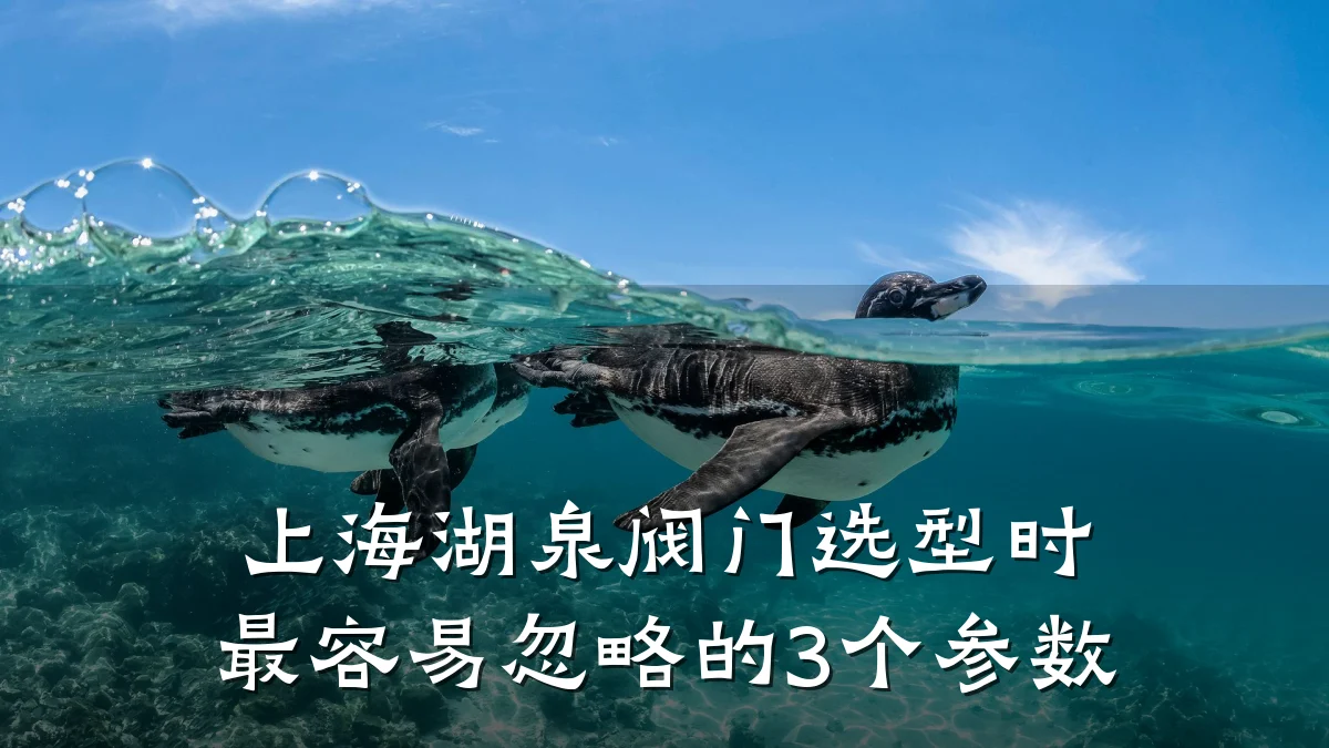 上海湖泉阀门选型时最容易忽略的3个参数